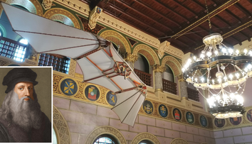 Marile invenții ale lui Leonardo da Vinci, în expoziție la Castelul Cantacuzino din Bușteni