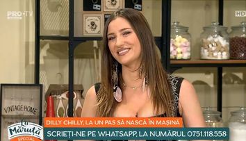 Dilly Chilly, la un pas să nască în mașină