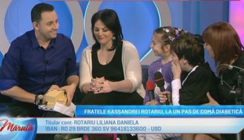 O bucurie pentru o viata chinuita. Surpriza de care au avut parte Kassandra si Cristian Rotariu