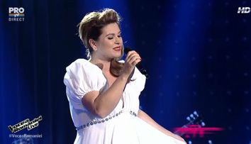 O voce care a amutit publicul din primele secunde! Cristina Vasopol, interpretare memorabila la Vocea Romaniei