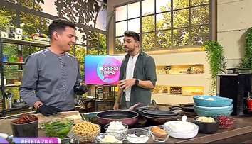 Silviu Nedelea a pregătitit la Vorbește lumea aperitive din toate colțurile lumii