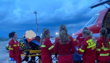 Florin Piersic a fost transferat cu o aeronava SMURD la un spital din București. Actorul suferă de afecțiuni cardiace  FOTO