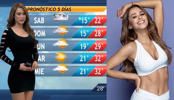 Cea mai sexy fată de la meteo, Yanet Garcia, încasează peste un milion $ pe lună dintr-un singur job