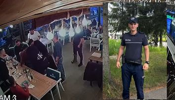 Momentul în care un tânăr, viitor polițist, a salvat de la moarte un bărbat care s-a înecat cu mâncare într-un restaurant: „Prin cunoștințele și curajul său, a reușit să salveze o viață” VIDEO