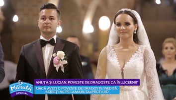 VIDEO Anuța și Lucian, poveste de dragoste ca în 