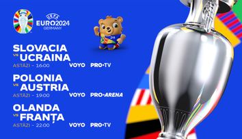 Meciurile de la EURO 2024 îi țin pe români în fața televizoarelor! Noi confruntări de neratat, la PRO ARENA, PRO TV și pe VOYO!