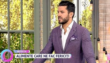 Alimente care ne fac fericiți. Nutriționistul Mario Popescu ne spune ce să mănâncăm pentru o stare de bine