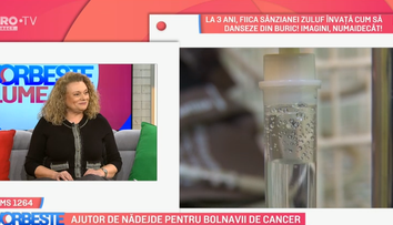 VIDEO Ajutor de nădejde pentru bolnavii de cancer