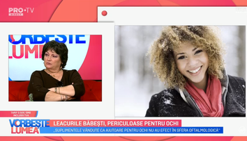 VIDEO Cu ce boli de ochi ne confruntăm în sezonul rece? Ce ne spune DR. Monica Pop