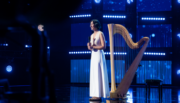 Românii au talent 2020: Mariana Tudor Ulianoschi. Sunetul magic al harpei i-a adus 4 DA.