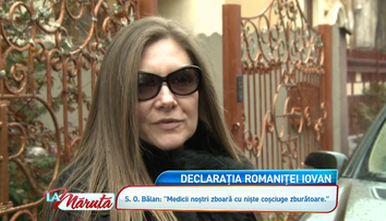 Primele declaratii ale Romanitei Iovan dupa moartea fostului sot, pilotul Adrian Iovan