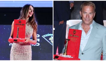Mădălina Ghenea, premiată pe aceeași scenă cu Kevin Costner la un festival de film din Calabria: „O mare realizare pentru mine!”