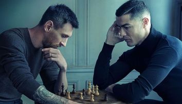 Val de glume după ce Messi și Ronaldo au publicat „fotografia secolului”! Cum au fost editați cei doi rivali