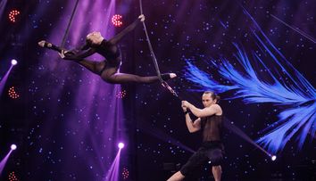 Românii au talent 2025, 21 februarie. Duo Hurricane, artiștii care au sfidat gravitația prin numărul lor elaborat. Andra a aplaudat în picioare: „Aveți toată admirația mea”