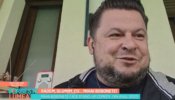 Mihai Bobonete, despre viața de comediant. 