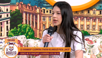 Cleopatra Stratan relansează piesa Ghiță! Măruță i-a arătat imagini incredibile care au emoționat-o, iar ea a spus ce avea în valiză