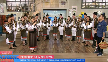 VIDEO Petrecem în Moldova alături de ansamblul 