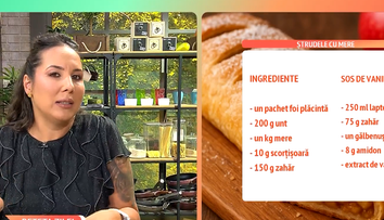 Florența a cucerit bucătăria Vorbește lumea cu un ștrudel de mere irezistibil! Care e secretul acestui desert?