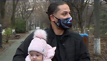 Augustin Viziru, prima apariție la TV alături de fiica lui. Cât de simpatică este micuța Maria