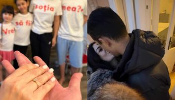 Deea Maxer a fost cerută în căsătorie de ziua ei de naștere. A primit inelul în ziua în care a împlinit 36 de ani, iar copiii eu au fost complici: „Da”