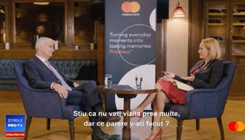 Interviu eveniment cu șeful Mastercard. Cât de sigure sunt tranzacțiile și ce inovații ne rezervă viitorul