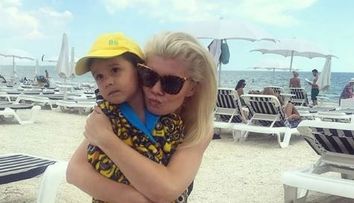 Diana Matei, spectacol pentru fiul ei