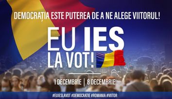 Democrația este puterea de a ne alege viitorul!  PRO TV lansează campania EU IES LA VOT!