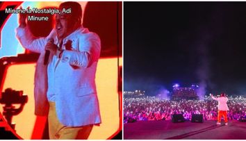 Adrian Minune, apariție surpriză pe scena festivalului Nostalgia! Cum a reacționat publicul când artistul a început să cânte: „Comparăm ananas cu corcodușe!” VIDEO