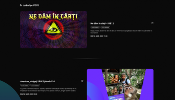 Rămâi la curent cu cel mai nou conținut disponibil pe VOYO cu pagina 
