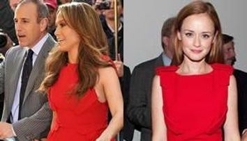Celebritati cu acelasi outfit: Jennifer Lopez versus Alexis Bledel