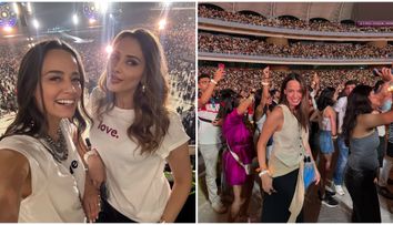 Cum s-au distrat Andreea Raicu și Iulia Vântur la concertul Coldplay din Mumbai, India: „Româncuțele noastre superbe! Una mai frumoasă ca alta”