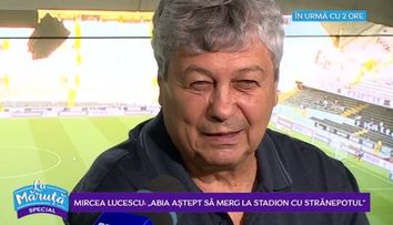 VIDEO Mircea Lucescu, antrenorul care așteaptă să devină pentru a treia oară străbunic