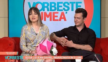 Jean Gavril va fi tătic! Artistul și soția sa, declarații în exclusivitate despre sarcină, la Vorbește lumea