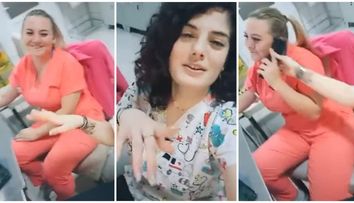 Două asistente din Gorj s-au filmat cântând pe manele în camera de gardă! Care a fost decizia conducerii
