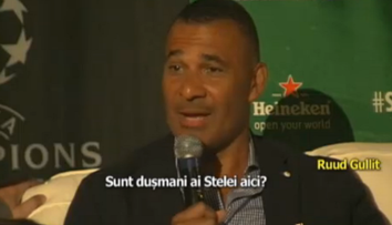 Povestea unei seri ireale! Au iesit sa vada meciul la o bere si s-au trezit la masa cu Gullit, Iovan si Dan Petrescu! VIDEO