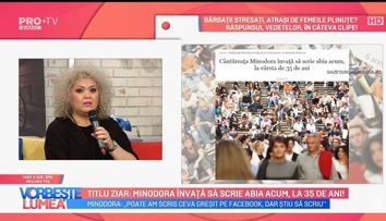 VIDEO Ce au scris ziarele despre Minodora