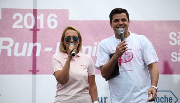 Andreea Esca si Cove au dat startul cursei Happy Run – Race for the Cure pentru mii de oameni!