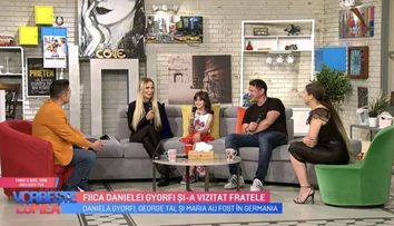 Daniela Gyorfi, George Tal și fiica lor, povestiri din vacanță