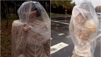 Celebra vedetă din România a apărut așa pe stradă! Nu a ținut cont că este în văzul lumii și a purtat un sac de plastic peste ținută. Imaginile sunt virale