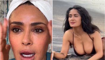 Are aproape 60 de ani, dar tenul ei arată ca al unei femei de 30. Salma Hayek, elogiată după imaginile postate fără filtre
