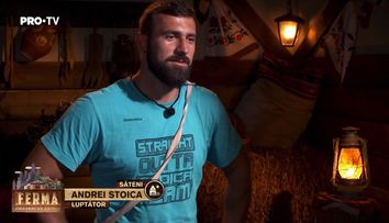 Andrei Stoica, moment de sinceritate la #Ferma: „Anna Lesko este o femeie foarte frumoasă”