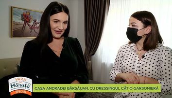 Andrada Bărsăuan are un dressing cât o garsonieră. Cântăreața ne-a prezentat casa ei