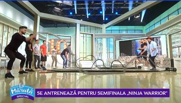 VIDEO Concurenții Ninja Warrior se pregătesc pentru ultima semifinală La Măruță