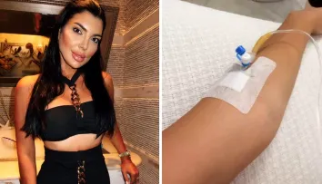 Andreea Tonciu, imagine îngrijorătoare! Bruneta a apărut pe internet cu perfuzia la mână. Ce se întâmplă cu ea: „Am avut dureri...”