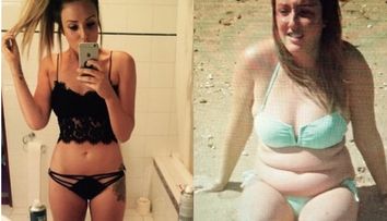 O transformare miraculoasa. In urma cu un an era supraponderala, acum are un abdomen perfect plat