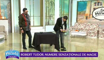 VIDEO Robert Tudor, numere senzaționale de magie