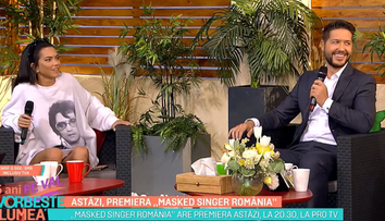 Astăzi, premiera ”Masked Singer România”. Informații noi oferite de INNA și Jorge 
