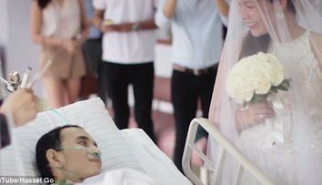 Ultima sa dorinta a fost sa se insoare cu iubirea vietii lui. Cu greu te vei abtine sa nu plangi cand vei vedea clipul de 13 milioane de afisari care a devenit viral