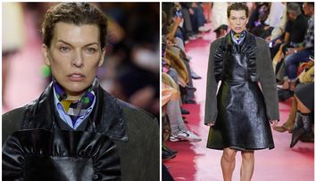 La 49 de ani, Milla Jovovich este departe de imaginea femeii fatale din filmele care au consacrat-o