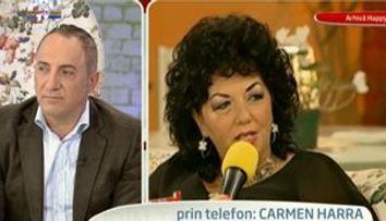 Carmen Hara, prin telefon, despre divortul Columbenilor: “Il vad mult mai afectat pe el, in interiorul lui, decat pe ea